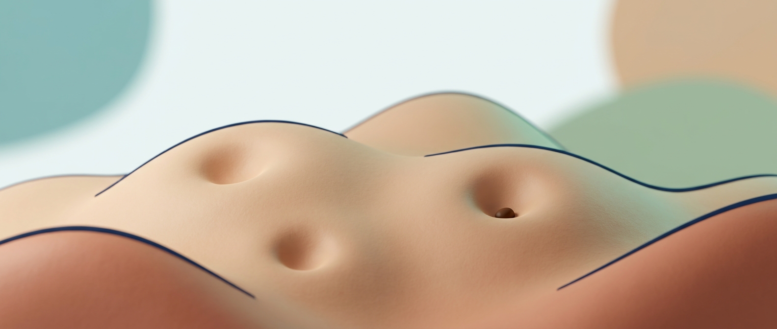 Gros plan abstrait et stylisé sur la texture de la peau du nez avec quelques pores visibles, style Kernel.